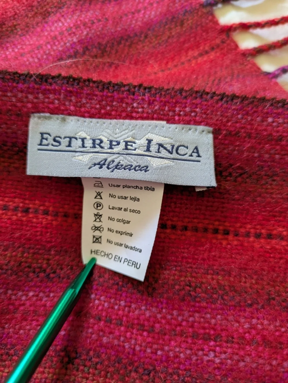 Estirpe Inca Alpaca Scarf
